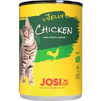 JosiCat Nassfutter in Gelee 12 x 400 g - Huhn von JosiCat