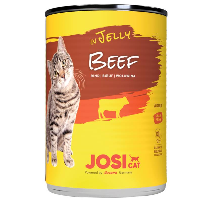 JosiCat in Gelee 12 x 400 g - Rind von JosiCat