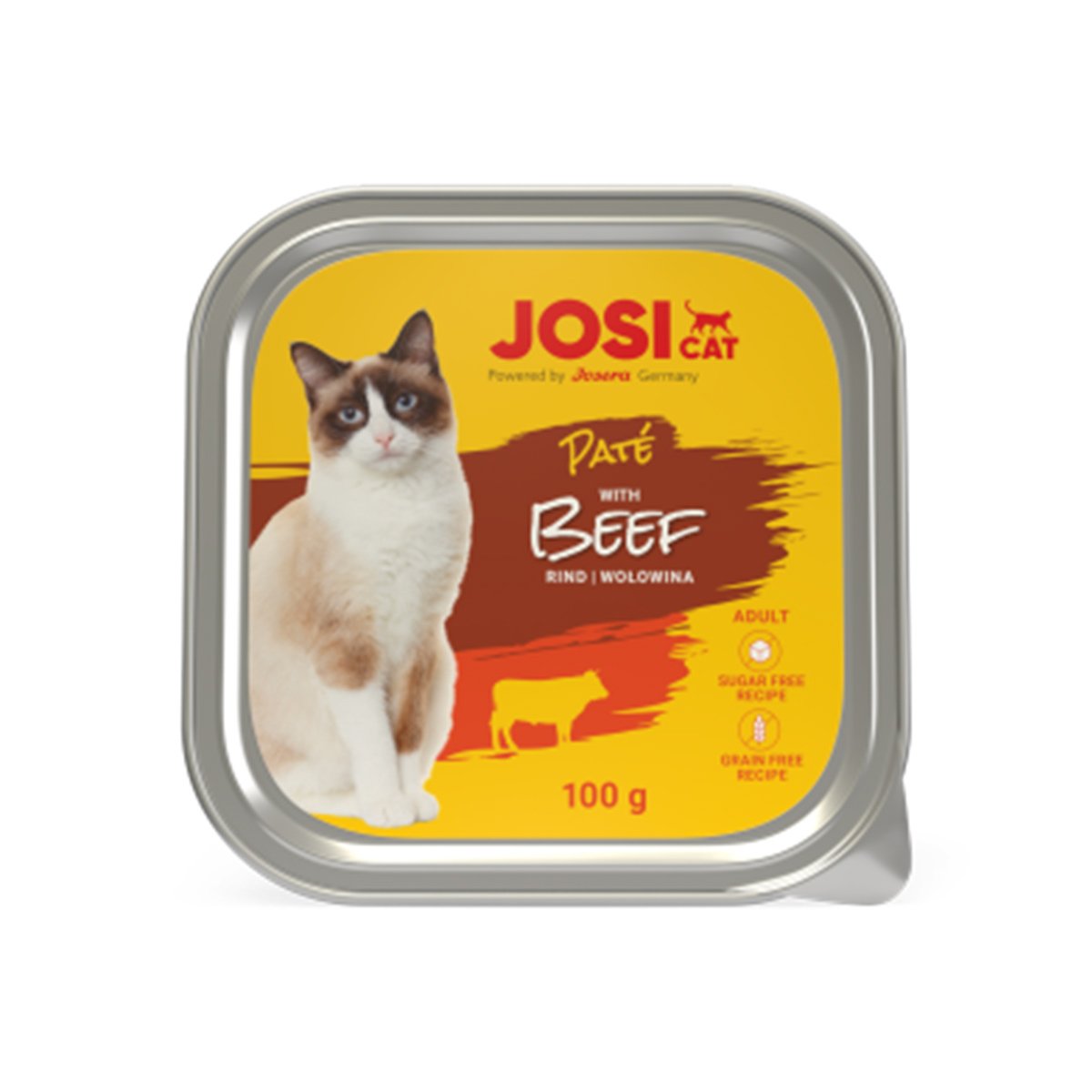 JosiCat Paté with Beef 32x100g von JosiCat