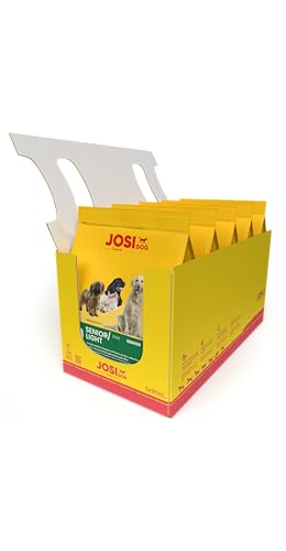 JOSIDOG Senior/Light (1 x 900 g) | Premium Trockenfutter für ausgewachsene ältere oder wenig aktive Hunde | leicht, ausgewogen & gut bekömmlich | Powered by JOSERA | Hundefutter | 1er Pack von JosiDog