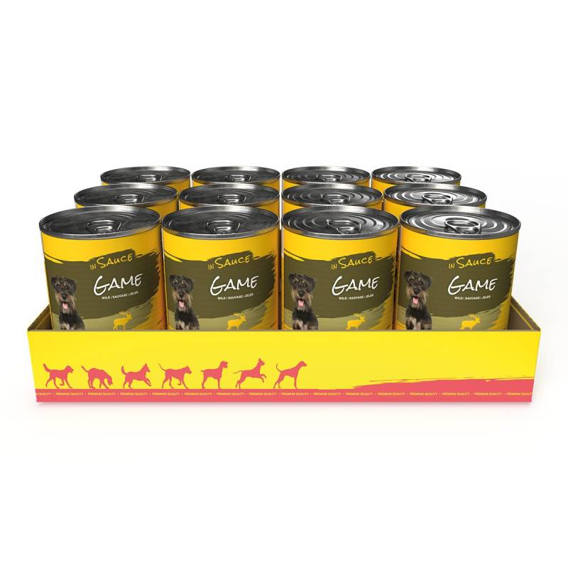 JosiDog Game in Sauce 12x415g von JosiDog