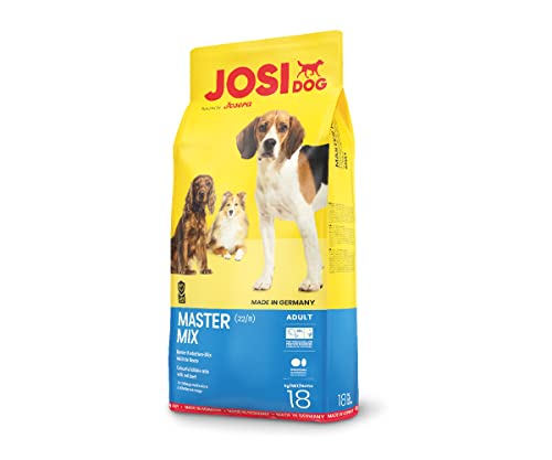 JosiDog Master Mix (18kg | Hundefutter für normal aktive Hunde | Premium Trockenfutter für ausgewachsene Hunde | powered by JOSERA | 1er Pack von Josera