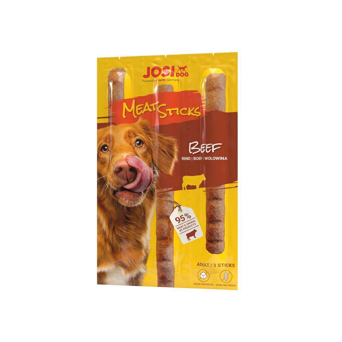 JosiDog Meat Sticks Beef 20x33g von JosiDog