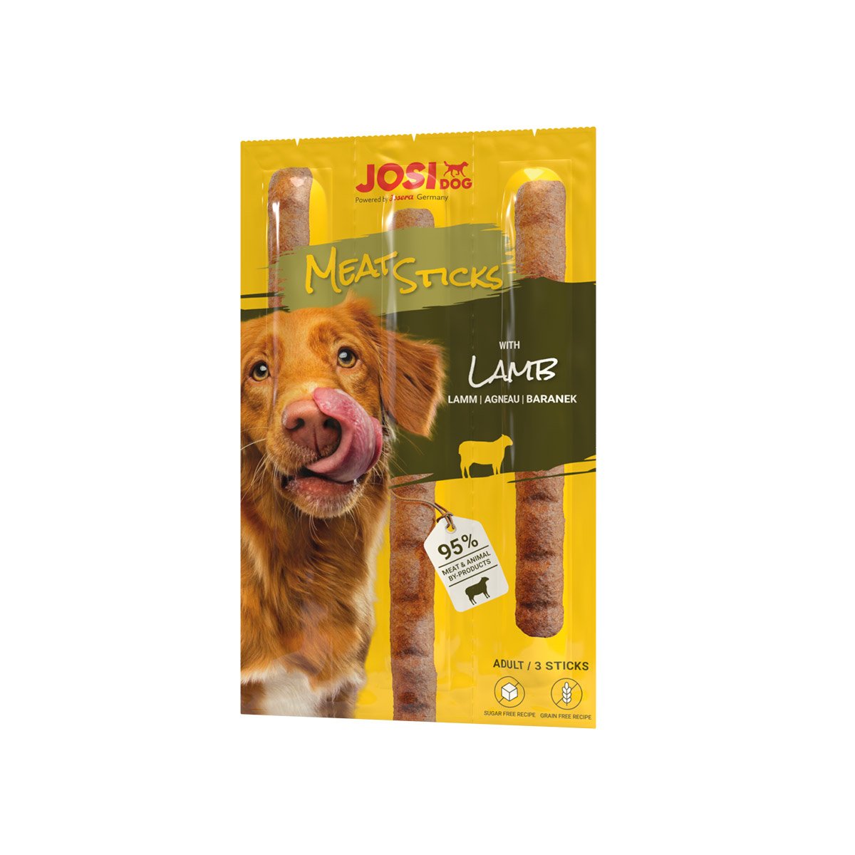 JosiDog Meat Sticks Lamb 20x33g von JosiDog