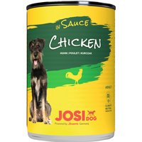 JosiDog Nassfutter in Soße 12 x 415 g - Huhn von JosiDog