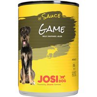 JosiDog Nassfutter in Soße 12 x 415 g - Wild von JosiDog