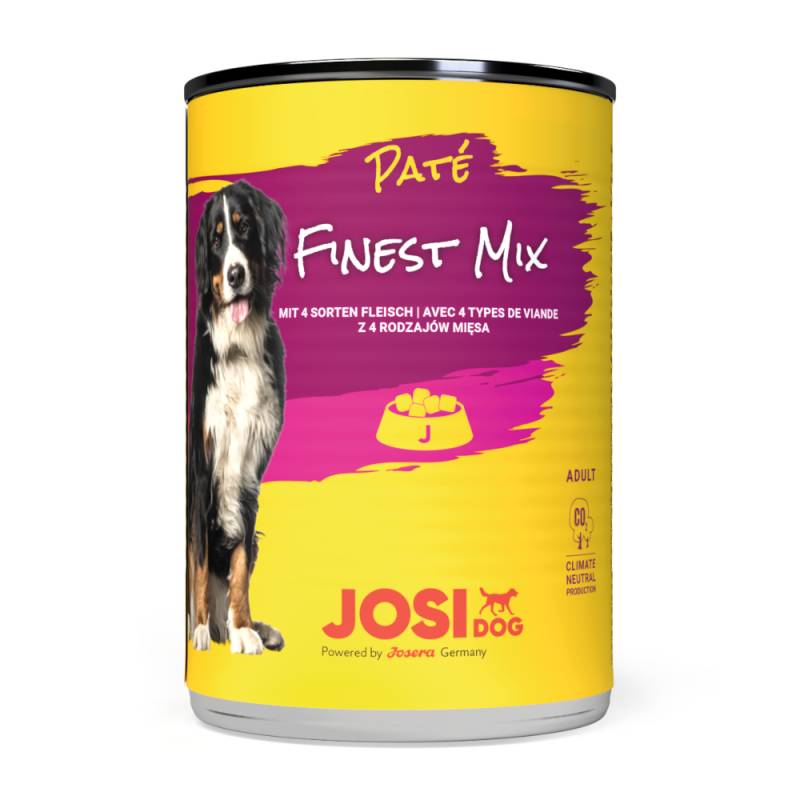 JosiDog Paté 12 x 400 g - Finest Mix von JosiDog