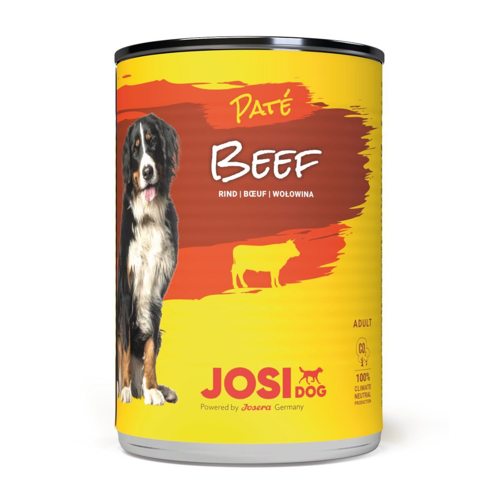 JosiDog Paté 12 x 400 g - Rind von JosiDog