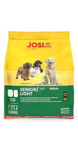 JosiDog Senior/Light (5 x 900 g) | Senior | Premium Trockenfutter für ausgewachsene ältere oder wenig aktive Hunde | leicht, ausgewogen & gut bekömmlich | Powered by JOSERA | Hundefutter | 1er Pack von JosiDog