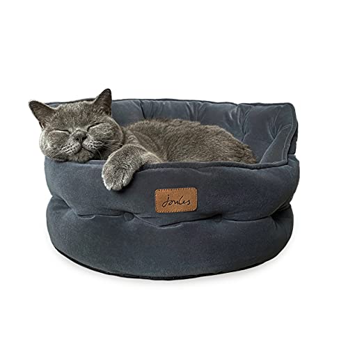 Joules Joules Rosewood Joules Chesterfield Hundebett, Größe S, Grau von Joules