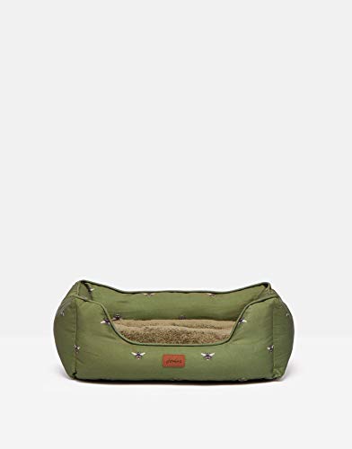 Joules Joules Rosewood Joules Hundebett, Bienenmotiv, Khaki / Grün von Joules