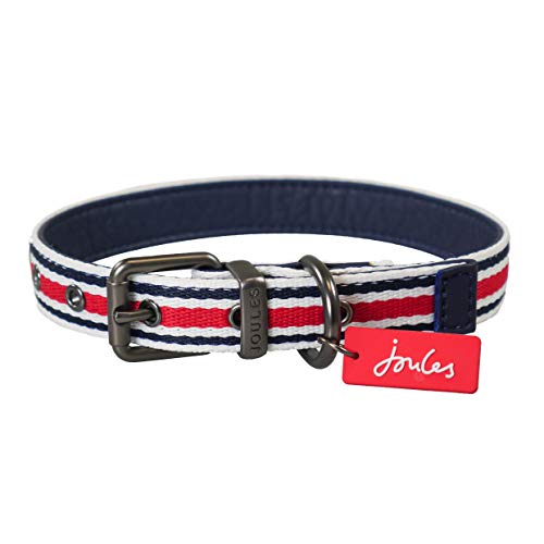 Rosewood Joules Gestreiftes Hundehalsband, XL, senffgelb, 0,1 kg von Joules