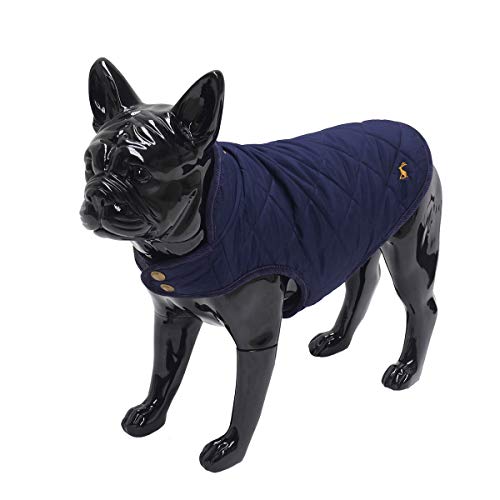 Rosewood Joules Hundemantel, gesteppt, Marineblau, Größe XL von Joules