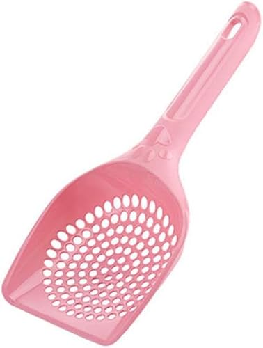 Jowxsx Pink Plastic Cat Litter Scoop Pet Care Sand Waste Scooper Shovel Hollow Cleaning Tool Pet Supplies Easy to Clean Cat Litter Scoops von Jowxsx