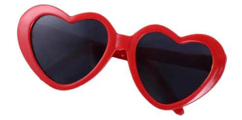 Rote Haustier-Sonnenbrille, niedliche Haustier-Sonnenbrille, Katzen-Brille, Herz, Sonnenblume, Brille für kleine Hunde, Katzenzubehör, Fotos, Requisiten, Haustier-Party-Dekoration, Hundesonnenbrille, von Jowxsx