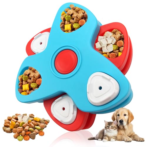 Joyfia Hunde Puzzle Langsame Feeder, 4 Lagen Interaktives Intelligenzspielzeug für Hunde, Hundefutter Feeder für Abbau von Langeweile und Ängsten Geistige Anreicherung, Kleine/Mittlere/Große Hunde von Joyfia