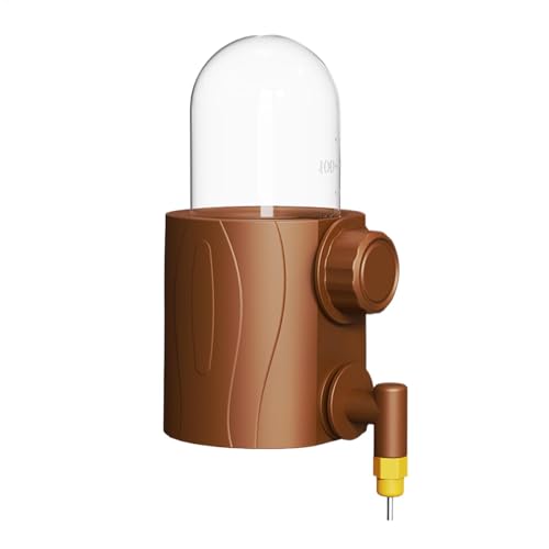 Automatischer Vogeltränker, 250 ml Wasser-Futterflasche, Haustierkäfig-Wasserspender, auslaufsicheres Design, einfaches Nachfüllen, ideal für Vogelkäfige, , kleine Haustiere von Jubepk