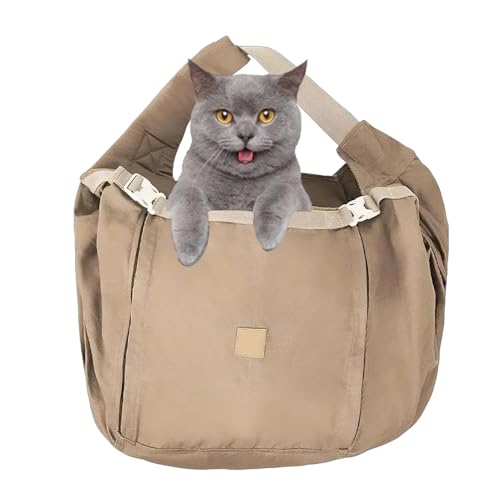 Cat Carrying Sling, Cat Sling Carrier, Travel Pet Sling, Puppy Slings Carrier, Cat Carrying Slings for Travel, Small Dog, and Puppy with Large Capacity for Outdoor Adventures von Jubepk