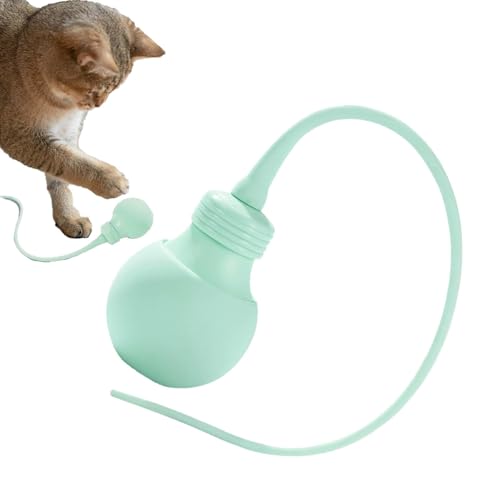 Jubepk Automatic Cat Toy, Interactive Kitten Toy, Electric Cat Teaser, Silicone Cat Toy, Automatic Electric Cats Tail Toys for Playful Interaction and Engagement Interactive Silicone Cats Tail Teaser von Jubepk