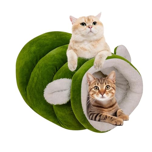 Jubepk Cat Nest Bed, Winter Cat Bed, Cat Sleeping Bag, Small Dog Sleeping Bag, Cozy Winter Cats Bed with Cave Design for Ultimate Warmth and Comfort Portable Cats Sleeping Bag Ideal for Small Dogs von Jubepk