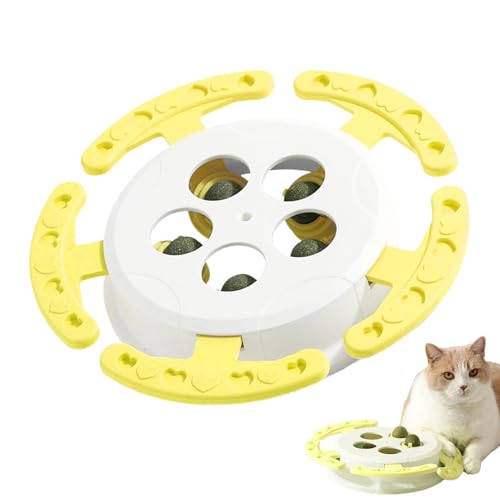 Jubepk Katzen-Puzzle-Spielzeug | lustiges Katzenspielzeug | Katzenjagd-Anreicherung | Katzen geistige Stimulation Spielzeug | Design kann häufiges Spielen bewältigen, wodurch es sowohl für Solospiele von Jubepk