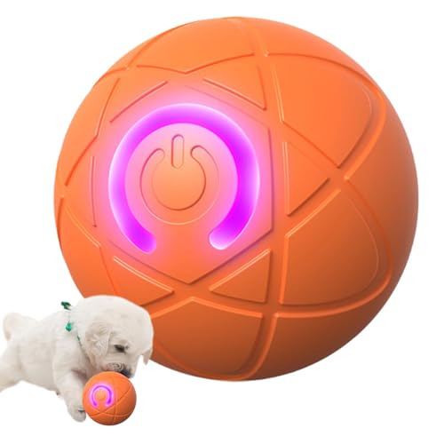 Jubepk Katzenballspielzeug | Automatischer Haustierball | Rollendes Haustierspielzeug | Haustier-Hüpfbälle, automatisches Rollspielzeug mit zufälligen Bewegungen und verspielten Aktionen für von Jubepk