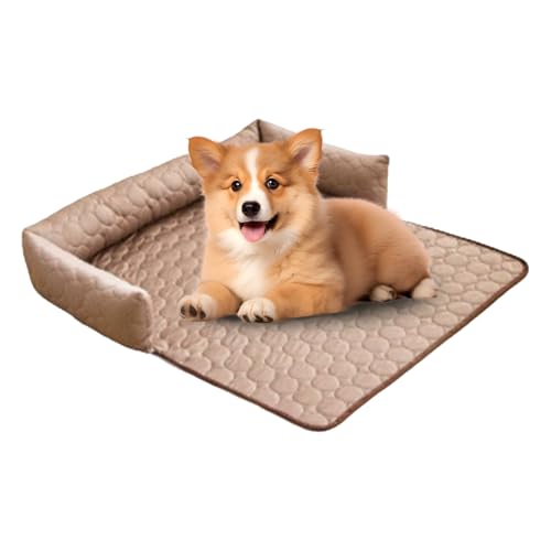 Jubepk Kühlmatte, atmungsaktive -Couch-Abdeckung, Bequeme Kissendecke, rutschfestes Kühlkissen, weicher Sommerschlaf für Innen, Auto, Käfig, Höhle, Sofa, Boden, Kätzchen, Welpen, Katze Jubepk Kühlmatte, atmungsaktive -Couch-Abdeckung, Bequeme Kissendecke, rutschfestes Kühlkissen, weicher Sommerschlaf für Innen, Auto, Käfig, Höhle, Sofa, Boden, Kätzchen, Welpen, Katze von Jubepk