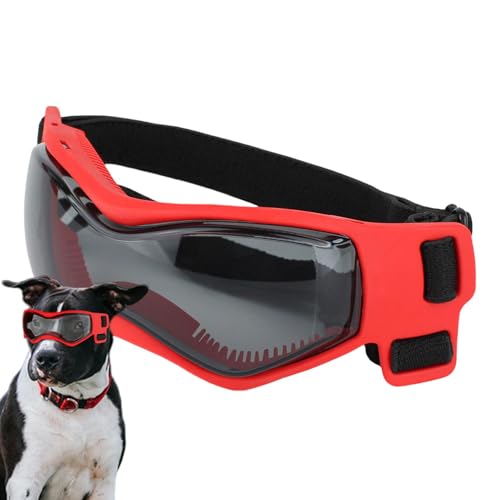 Jubepk UV-Schutzbrille für Hunde, Anti-Beschlag-UV-Schutz, Haustier-Sonnenbrille, Schutzwerkzeug für Fotos, tägliche Aktivitäten, Partys, Reisen von Jubepk