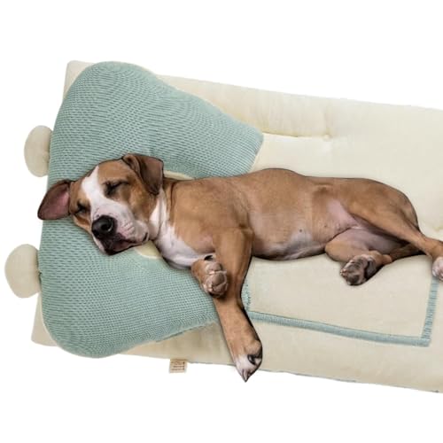 Jubepk Winter Hundebett Hundeschlafmatte Haustierbett Kissen Warme Hundeunterlage Hundekissen Hunderuhe Decke Multifunktionale Hundeunterlage Haustier Schlafunterlage Indoor Hundebett Welpen von Jubepk