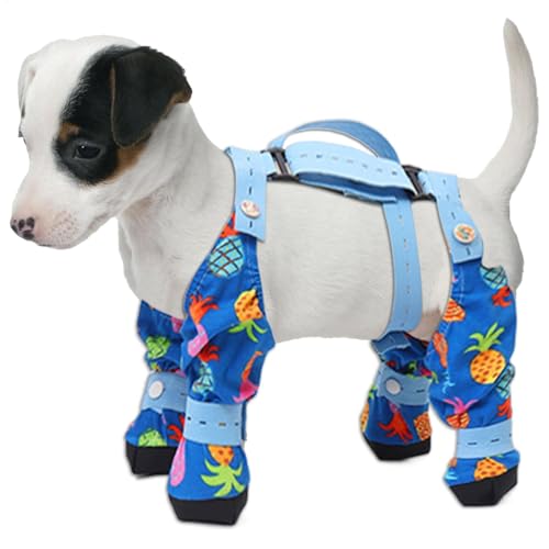 Outdoor-Hundestiefel, Haustier-Leggings, rutschfest, Hunde-Strumpfhose, rutschfeste Hunde-Schühchen, Haustier-Leggings, rutschfeste Hundeschuhe, einfach anzuziehen, Outdoor-Hose für Hunde, geeignet von Jubepk