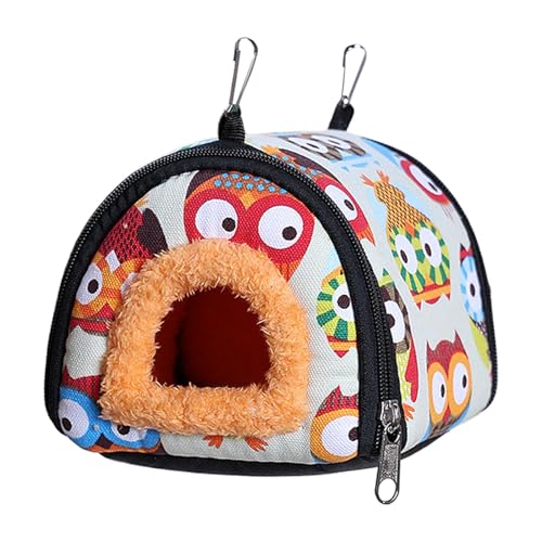 Small Hamster Bed, Hamster Bedding, Small Animal Bedding House, Dwarf Hamster Sleeping Bag, Hamster Nest with Thickened Bedding, 7.87x7.87x6.3 Inches Small Animal Bedding Bag for Hamsters or Hedgehogs von Jubepk