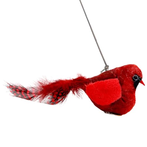 Jubilofex Flying Bird Cat Toy | Simulationsgeräusche Katzenspielzeug - lustiges Chirping -Vogelspielzeug, interaktives Haustierspielzeug für kleine mittelgroße große Rassenkatzen von Jubilofex