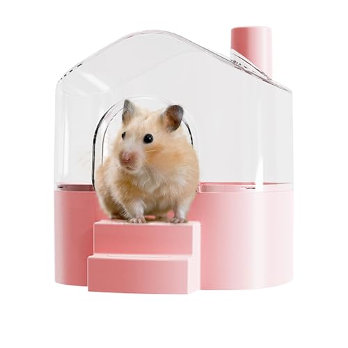 Jubilofex Hamster Sandbad Behälter,Großes Transparentes Sandbad Gefäß - Kleintier-Spielzeug Zum Baden, Reinigen, Spielen, Verstecken & Schlafen Für Lemminge & Rennmäuse Jubilofex Hamster Sandbad Behälter,Großes Transparentes Sandbad Gefäß - Kleintier-Spielzeug Zum Baden, Reinigen, Spielen, Verstecken & Schlafen Für Lemminge & Rennmäuse von Jubilofex