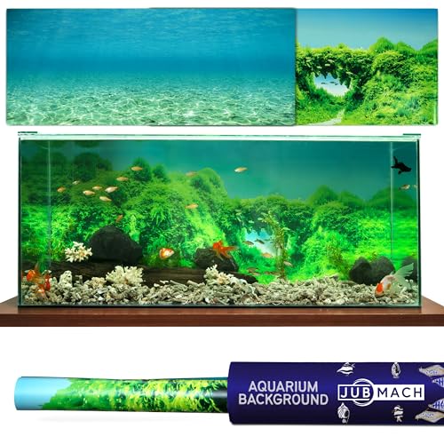 JUBMACH Hochwertiger Aquarium-Hintergrund, 24 l Fassungsvermögen, 61 x 121,9 cm, langlebig, dick und reißfest, einfach zu installieren von Jubmach