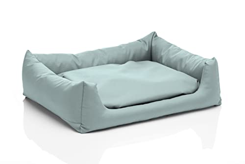 Juelle Kleinhundbett - Kleinhundkissen Abnehmbares Bezug Waschmaschinenfest Flauschiges Bett Hundesofa Pola XXS-XL (Größe: XXS - 50x40 cm, Hellmint) von Juelle