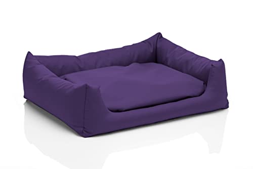 Juelle Kleinhundbett - Kleinhundkissen Abnehmbares Bezug Waschmaschinenfest Flauschiges Bett Hundesofa Pola XXS-XL (Größe: XXS - 50x40 cm, Hellviolett) von Juelle