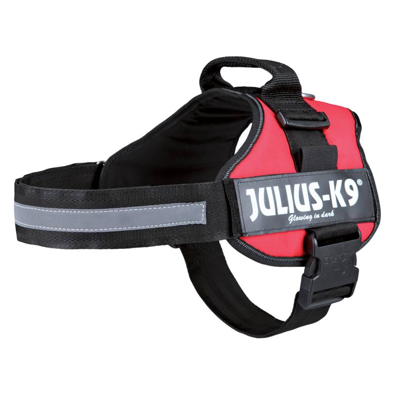 JULIUS-K9® Powergeschirr - rot - Größe 1: 63 - 85 cm Brustumfang von Julius-K9