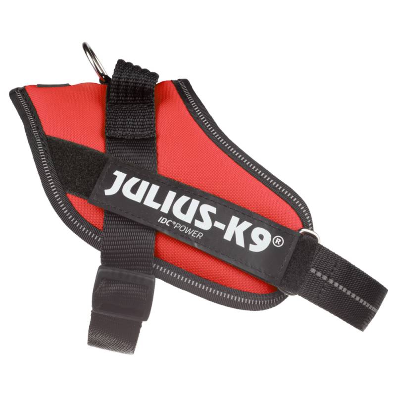 JULIUS-K9 IDC®-Powergeschirr - rot - Größe XS: Brustumfang 40 - 53 cm von Julius-K9