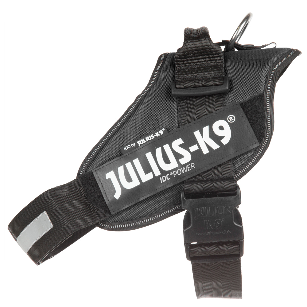 JULIUS-K9 IDC®-Powergeschirr - schwarz - Größe 2: Brustumfang 71 - 96 cm von Julius-K9