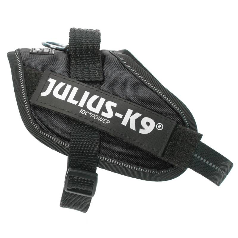 JULIUS-K9 IDC®-Powergeschirr - schwarz - Größe Mini-Mini: Brustumfang 40 - 53 cm von Julius-K9