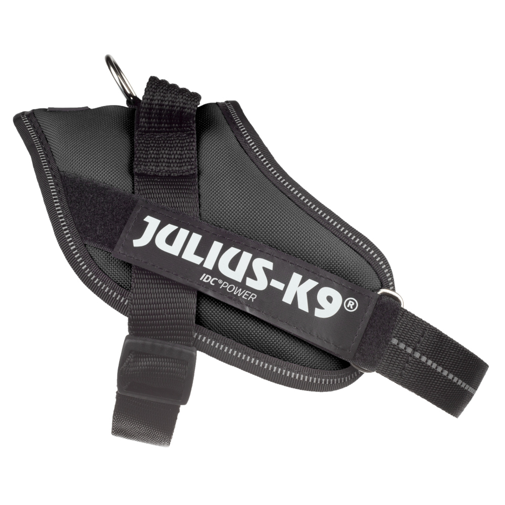 JULIUS-K9 IDC®-Powergeschirr - schwarz - Größe Mini: Brustumfang 49 - 67 cm von Julius-K9