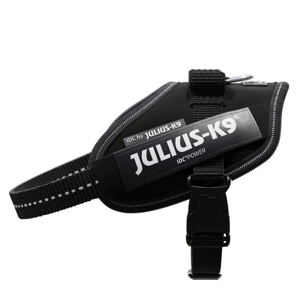 JULIUS-K9 IDC®-Powergeschirr - schwarz - Größe XL: Brustumfang 71 - 96 cm von Julius-K9