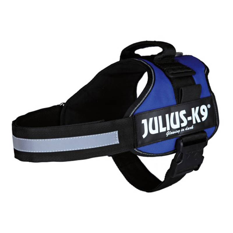 Julius-K9® Hundegeschirr Power blau, Gr. XL, Breite: 50 mm, Bauchumfang: ca. 71 - 96 cm von Julius-K9