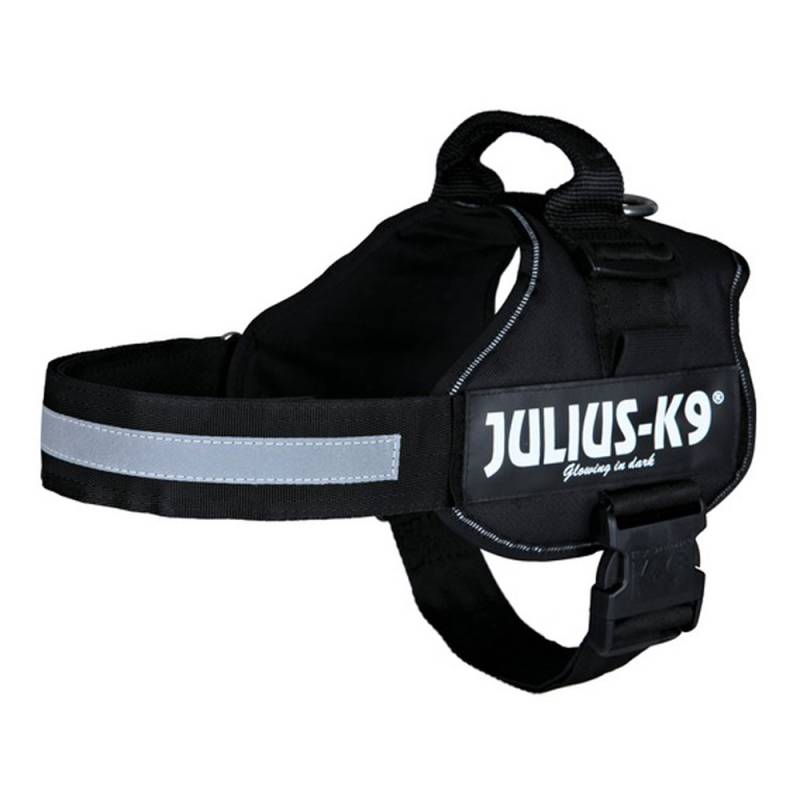 Julius-K9® Hundegeschirr Power schwarz, Gr. XL, Breite: 50 mm, Bauchumfang: ca. 71 - 96 cm von Julius-K9