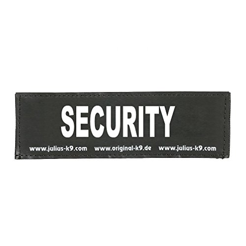 Klettaufschrift, SECURITY, klein, Schwarz von JULIUS K-9