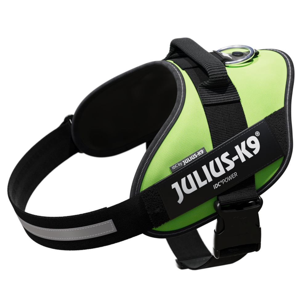 Julius-K9 IDC®-Powergeschirr - neon grün - Größe XL: Brustumfang 71 - 96 cm von Julius-K9