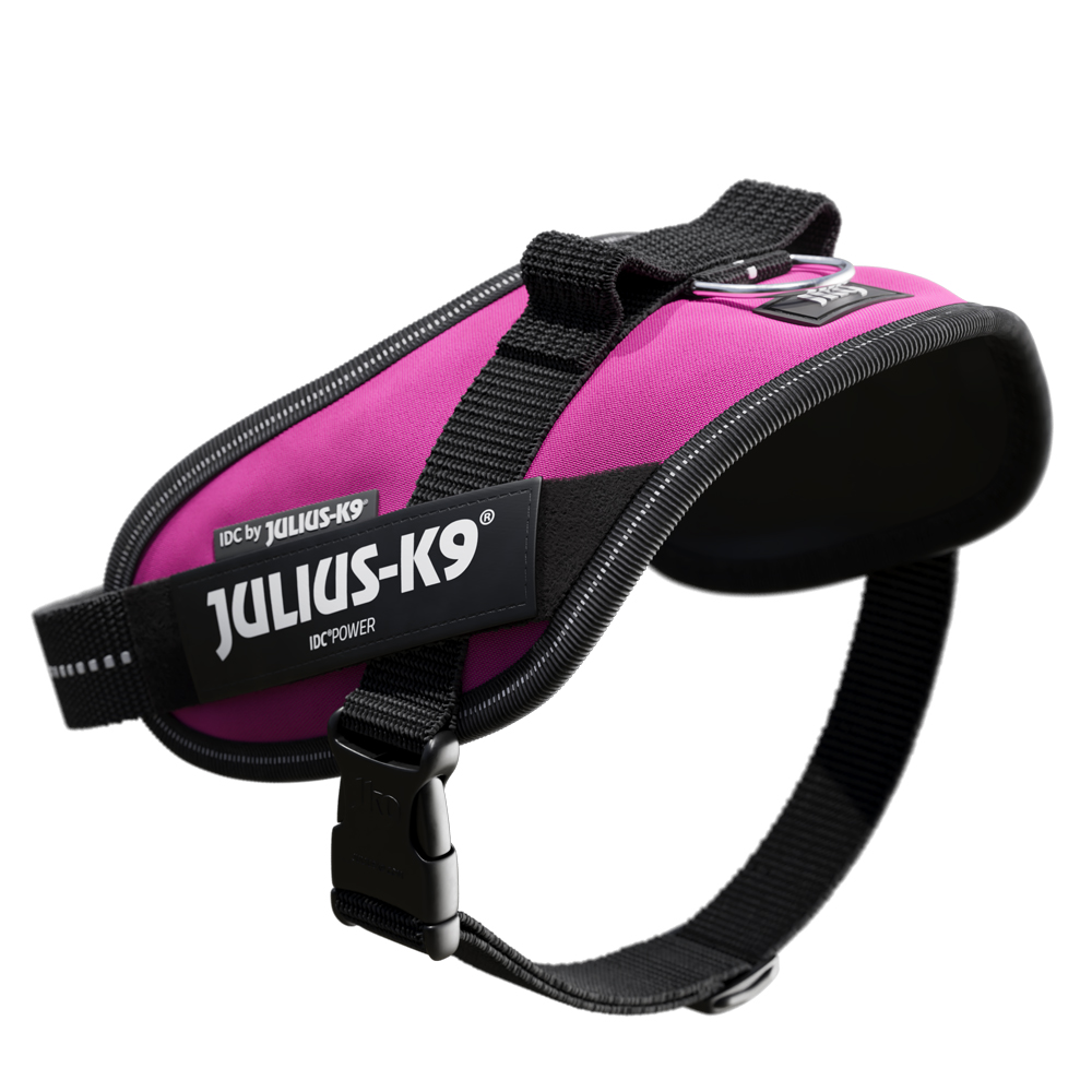 Julius-K9 IDC Powergeschirr, dunkelpink - Größe S: Brustumfang 49 - 67 cm von Julius-K9