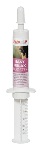 JuloVet Easy Relax Booster | 30 ml | Ergänzungsfuttermittel für Pferde | Enthält große Mengen der Essen"tiellen Amino"säure Trypto"Phan | Für nervöse und ängstliche Tiere von JuloVet