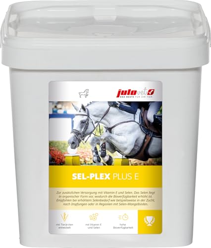 JuloVet Se-Plex Plus E | 2,5 kg | Ergänzungsfuttermittel für Pferde | Zur zusätzlichen Versorgung mit Vitamin E und Selen | Empfohlen in der Zucht und nach Impfungen von JuloVet