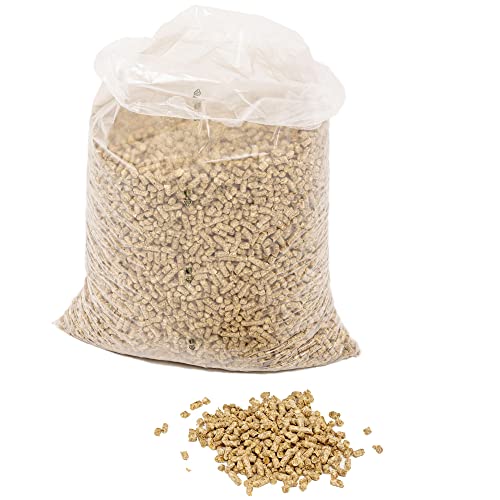 Jumbogras® Einstreu-Pellets aus Miscanthus|Elefantengras als Groß-Tier & Pferdeeinstreu, statt Stroh u. Sägespäne, für saubere Boxen|Stall|Paddock (1 Sack 15 kg) von Jumbogras